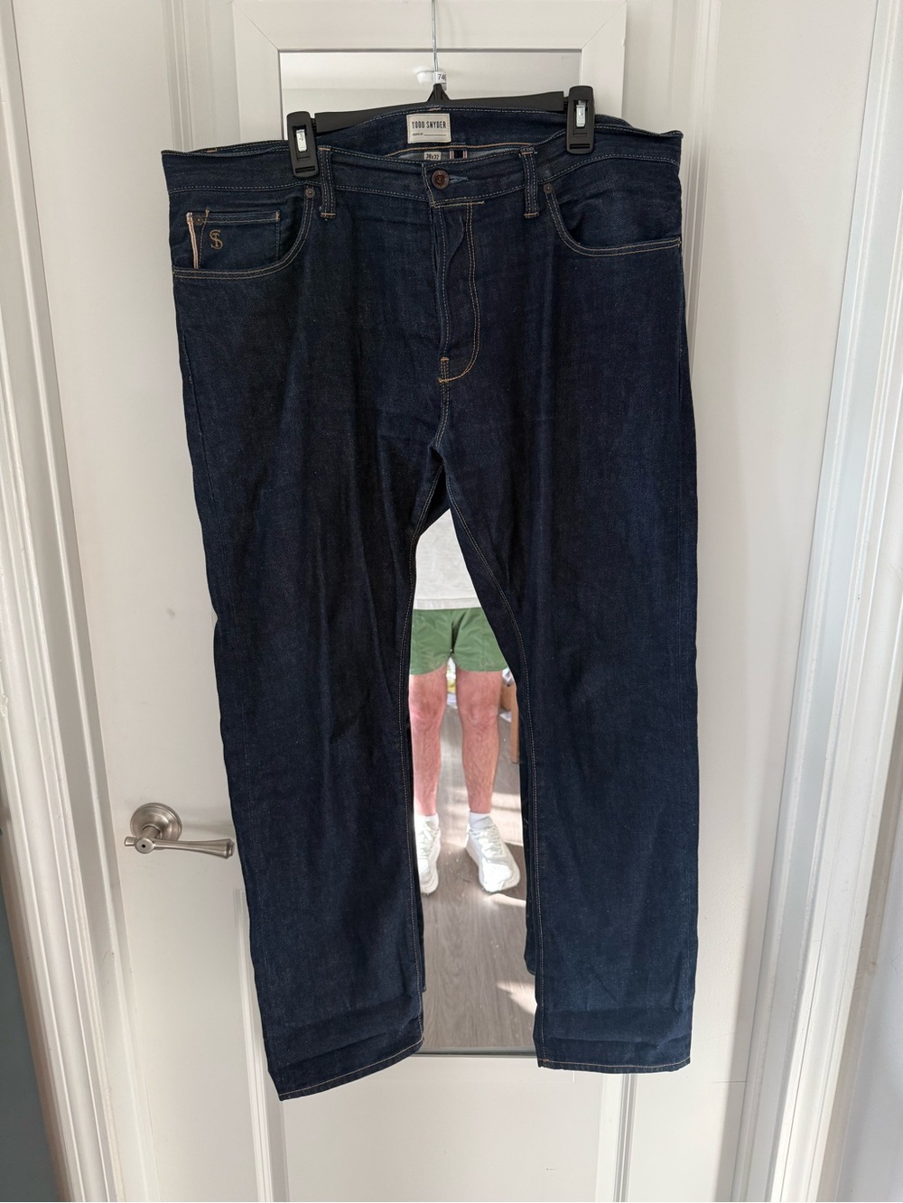 Todd Snyder Selvedge Denim Jeans Men’s 38x32 Slim Fit Dark Wash 12.5 oz Cotton - Picture 2 of 8